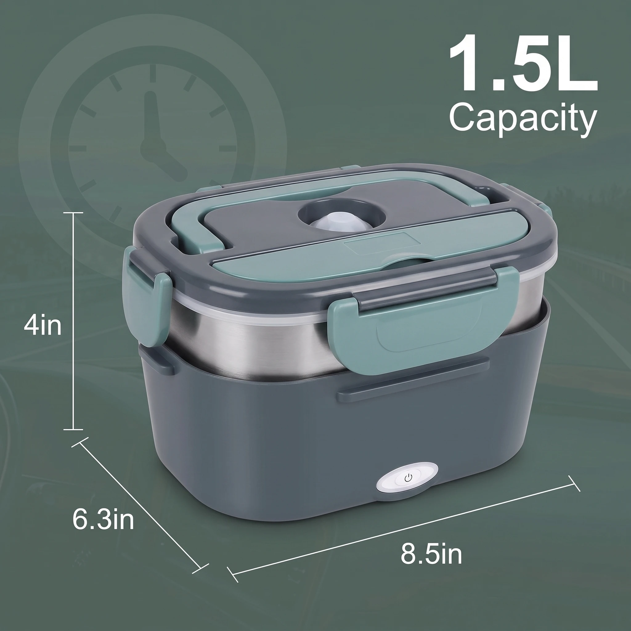 1.5L Electric Lunch Box Kit with Insulated Carry Bag - Image 4